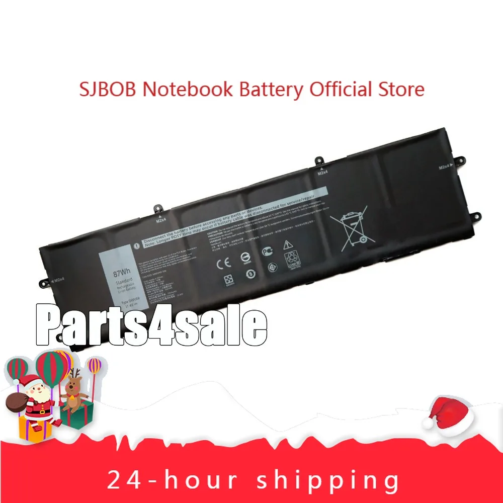 

Новый аккумулятор DWVRR 11,4 В 87 Втч для ноутбука Alienware X15 R1 R2 X17 R1 R2 Series