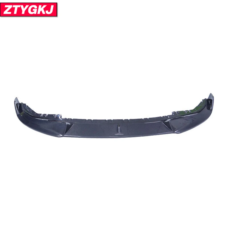 TK Style Carbon Fiber Front Bumper Lip Trim For BMW 4 Series G26 4 Doors Tuning 2019-2024