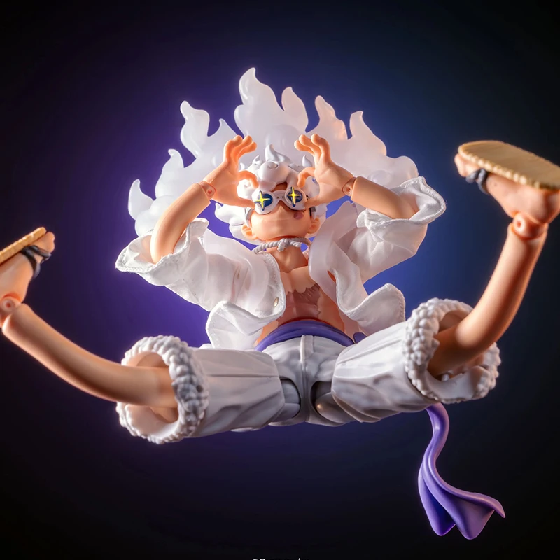 ONE PIECE Nika Luffy 1/12 Cloth Clothes Anime Action Figure Model Accessories Toys Decoration Built In Iron Wire Boys Gift