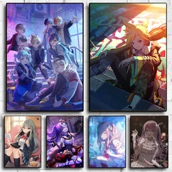 Project Sekai Anime Posters Sticky HD Quality Poster Wall Art Painting Study Wall Decor