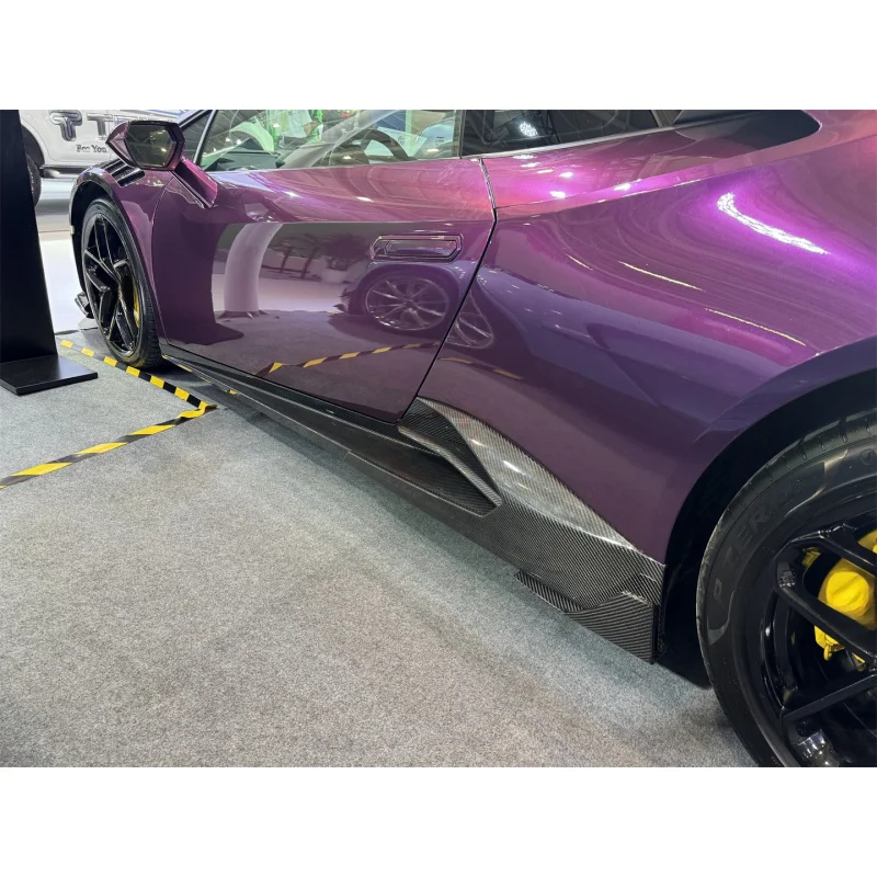 

Для Lamborghini Huracan LP580 LP610: Комплект обвеса M-стиль из сухого карбона – боковые юбки и спойлеры