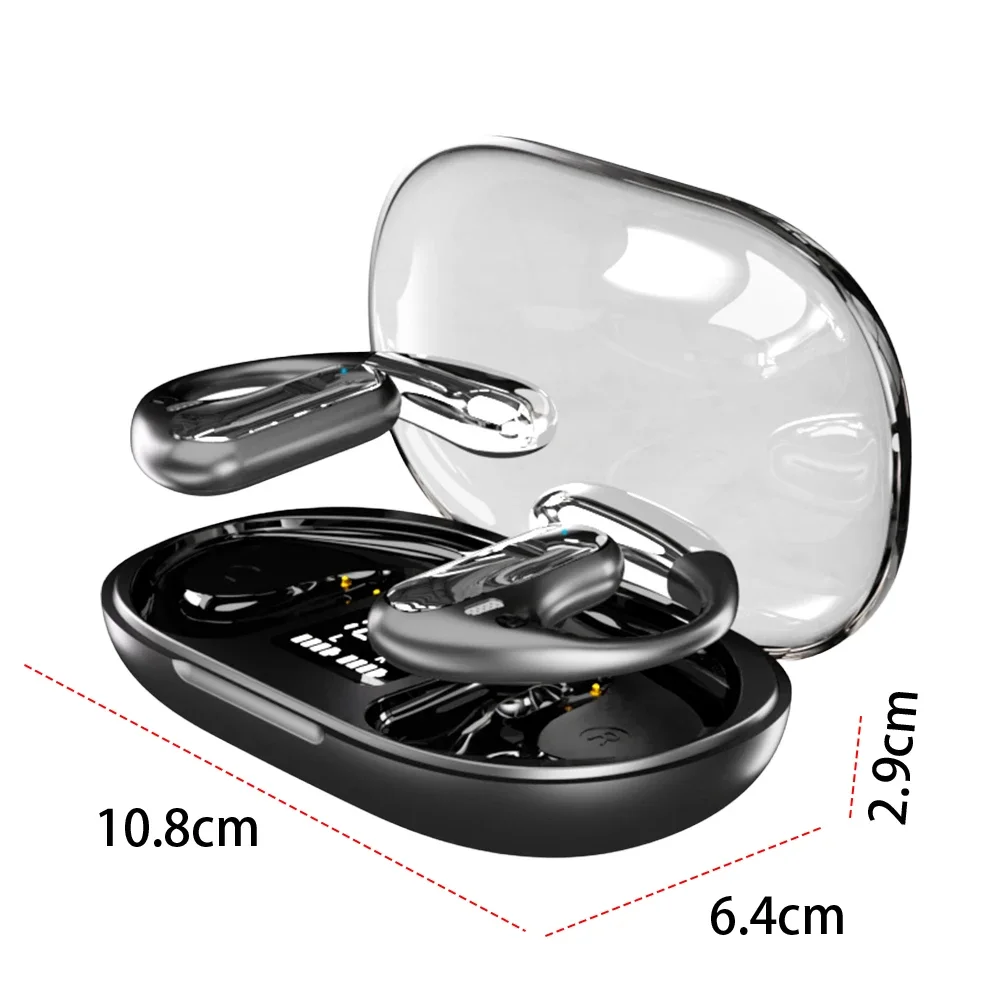 144 لغة AI مترجم سماعات أذن بلوتوث متوافقة 5.3 سماعة لاسلكية إلغاء الضوضاء ستيريو مشبك الأذن سماعة رأس رياضية #5