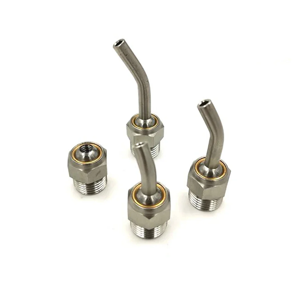 Cooling High Pressure Universal Spherical Nozzle for Elbow Type Jet Hole Machine Tool