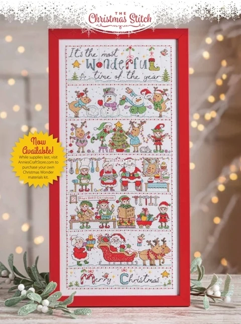 House Needlework Kit  Cross stich unPainting Set Cross Stitch Kits Cross-stitch Embroidery 19-christmas expectations 30-58