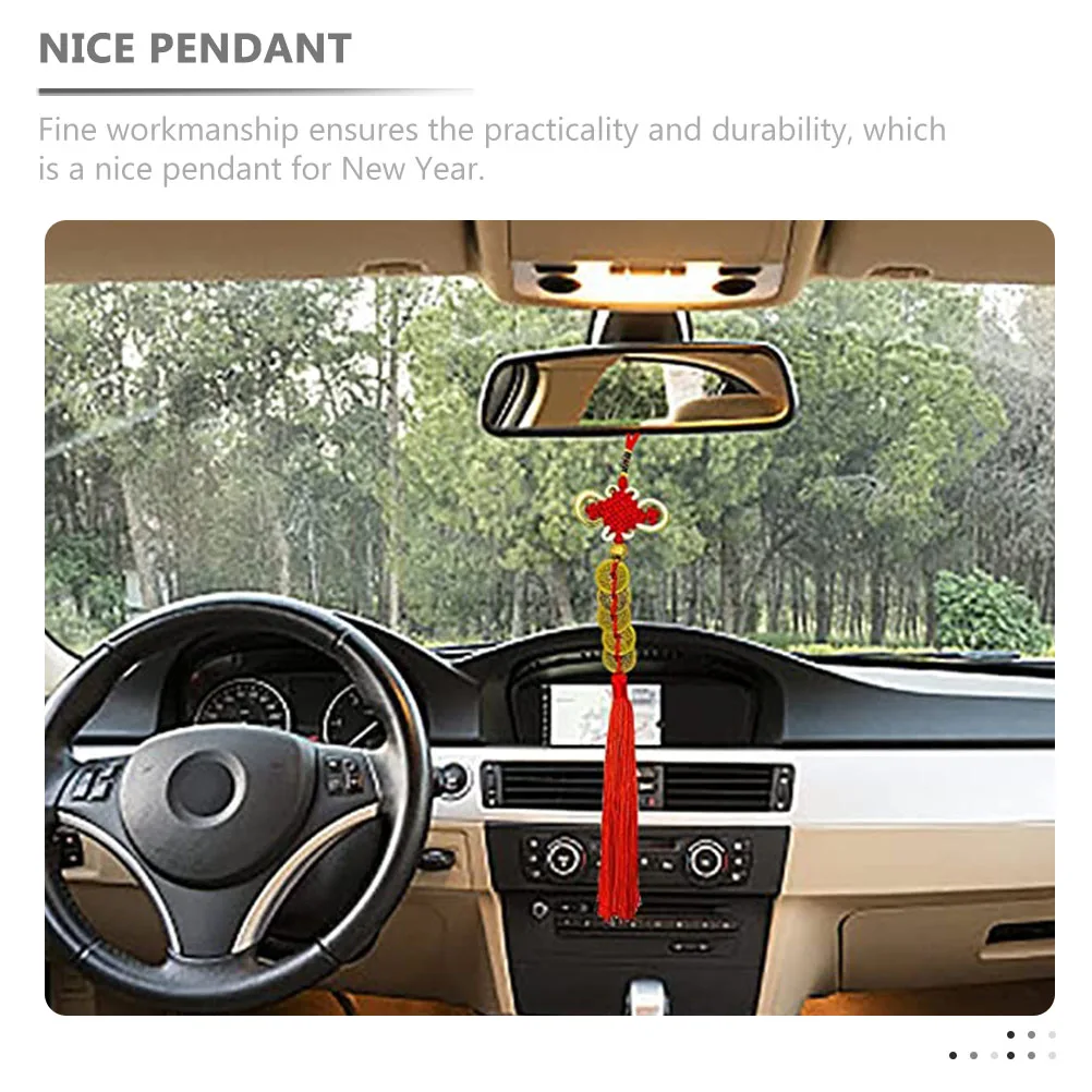 

8 Pcs Money Decoration Knot Pendant Chinese New Year Car Accessories Outdoor Spring Festival Home