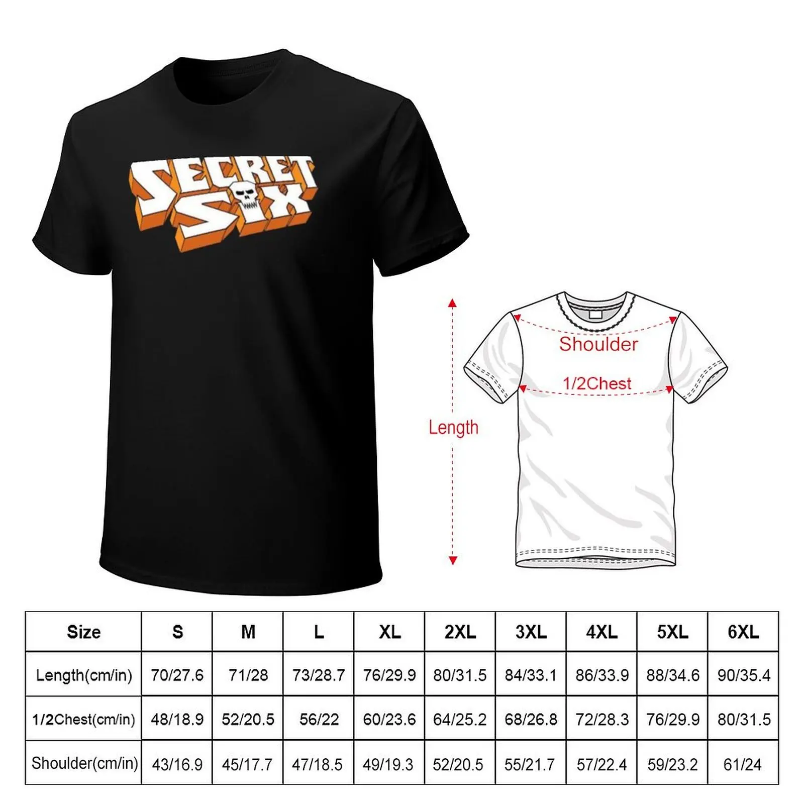 Secret Six T-Shirt Plus Size Lightweight Tee Shirt