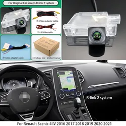 C32 Pin Adapter Cable Rear View Camera For Renault Scenic 4 IV 2016~2021 R-link 2 system with OEM head unit display Parking CAM