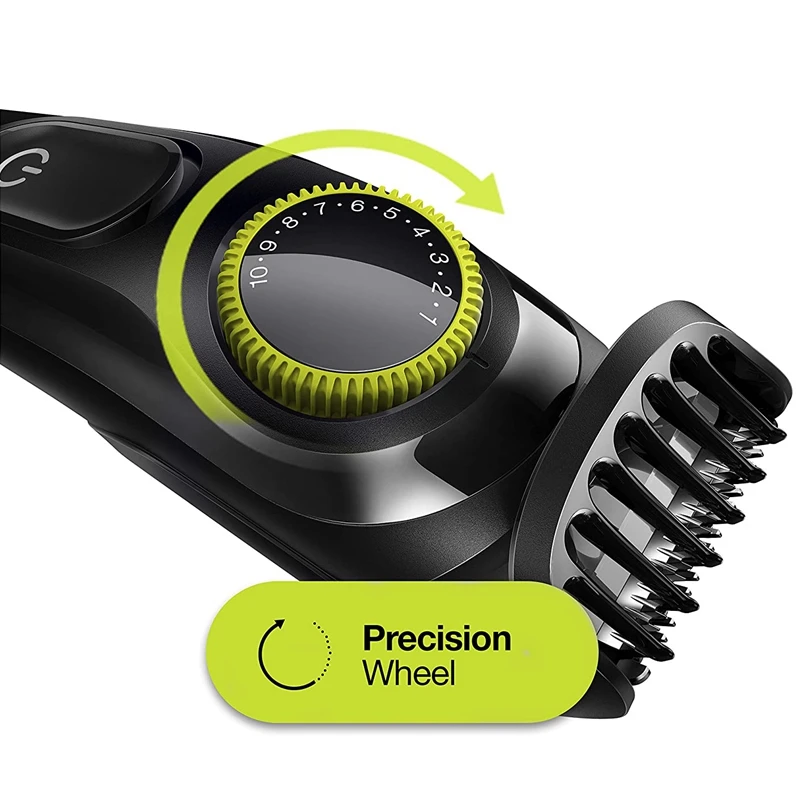 Kemei adjustable electric facial beard hair trimmer for men grooming rechargeable hair clipper electric hair cutting machine