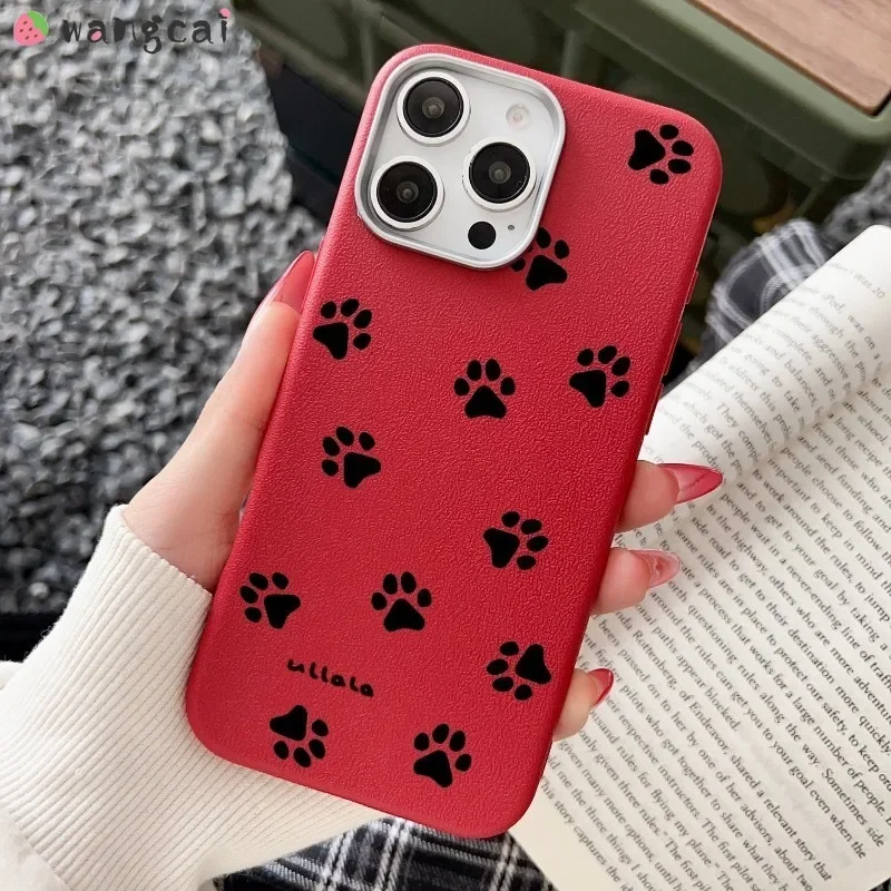 For Vivo V27 V27E V25 V25E Pro V23E V21E V17 Russia Neo T3 Lite T3X T2X 5G 4G Phone Case Cute Paw Prints Soft Cover