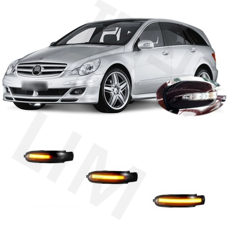 

for Mercedes R Class W251 2005 2006 2007 2008 2009 Dynamic LED Sequential Indicator Mirror Turn Light Signal Lamp