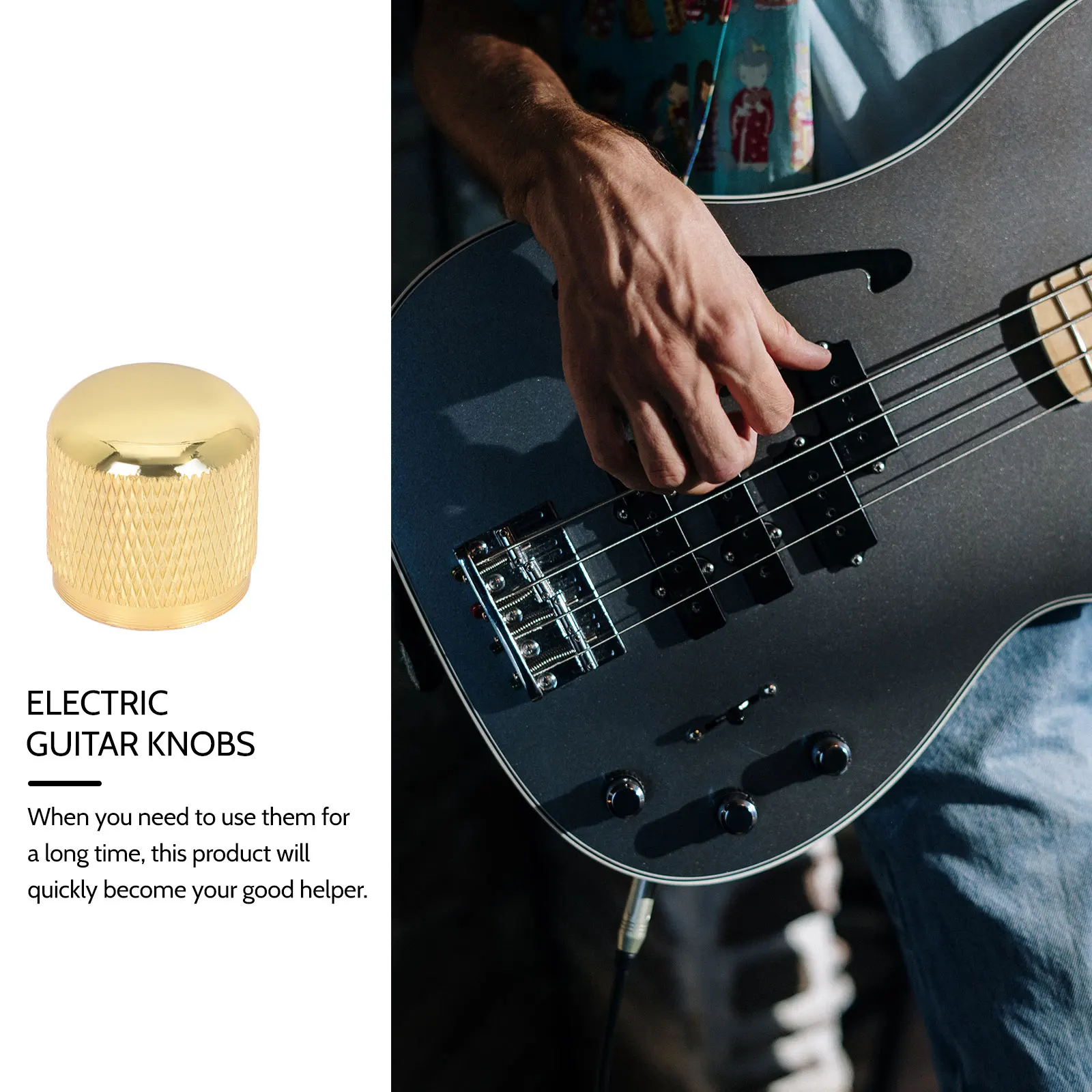 

Potentiometer Cap Guitar Volume Control Knob Electric Knobs Amplifier for Bass Iron Instrument Tone