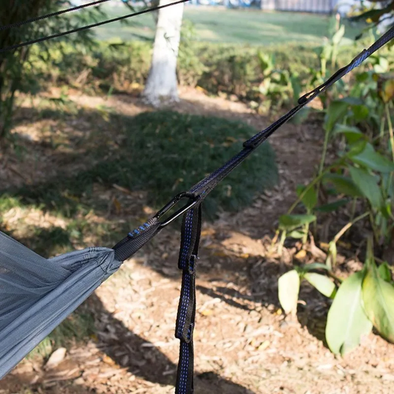 Correa para hamaca de 2 piezas y 2m, superfuerte, para acampar al aire libre, correas de columpio de jardín, cuerda de carga de alta resistencia