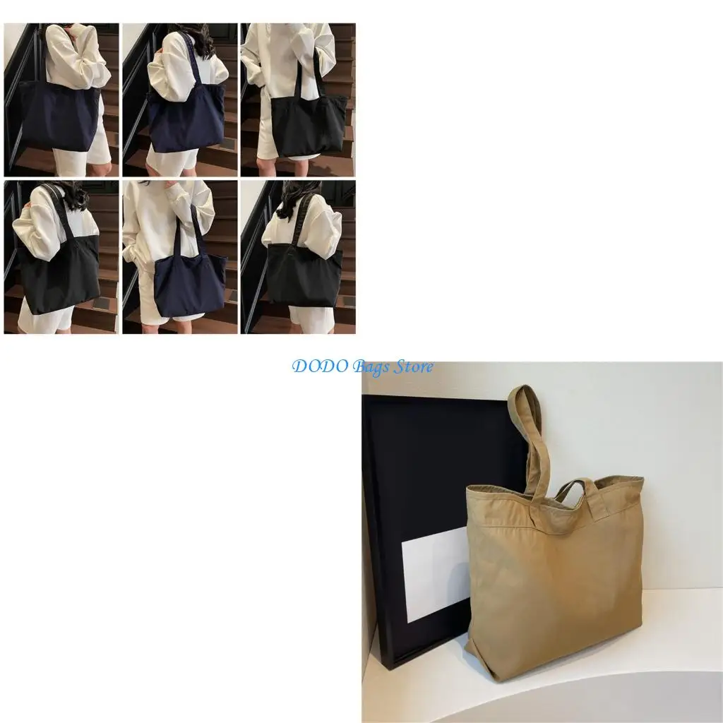 

Женская сумка, нейлоновая сумка, большая вместительная сумка для покупок, стильная сумка на плечо, модная сумка подмышки на день