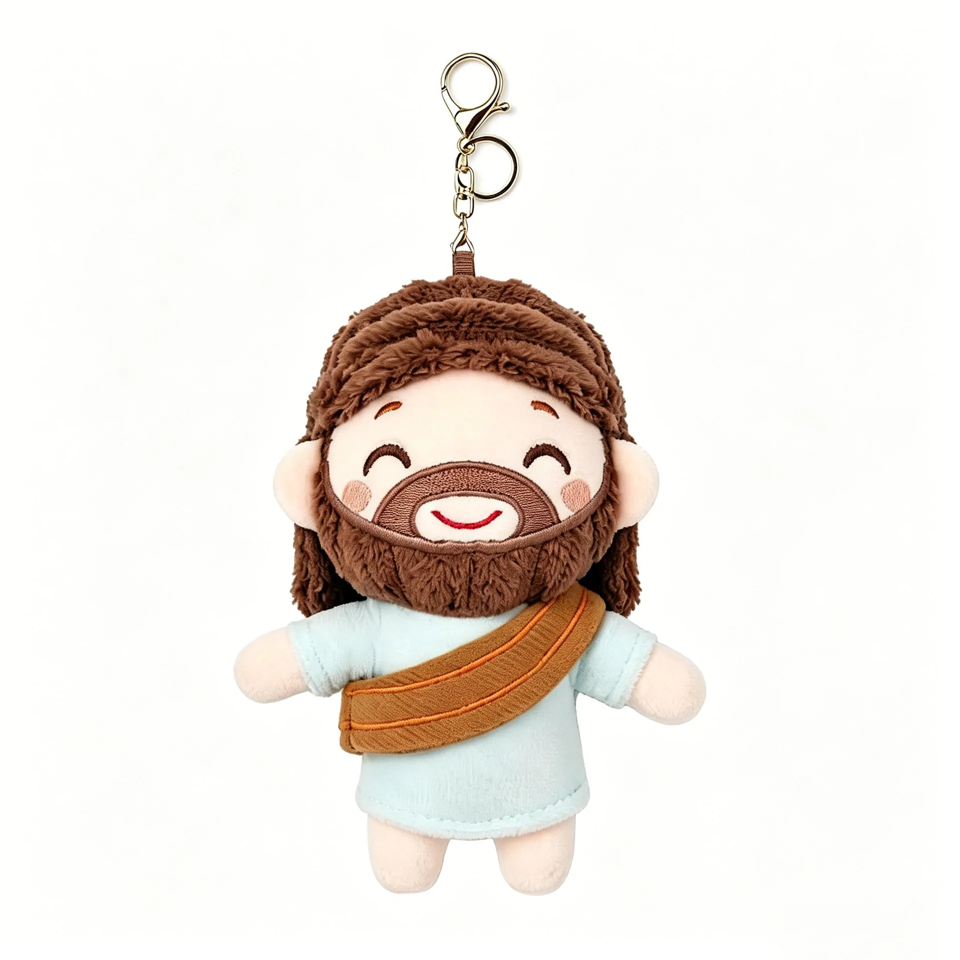 2027 Soft Stuffed Jehovah Plush Doll Keychain Cute Plush Toy Bag Pendant For Religious Believers Portable Decorative Gift