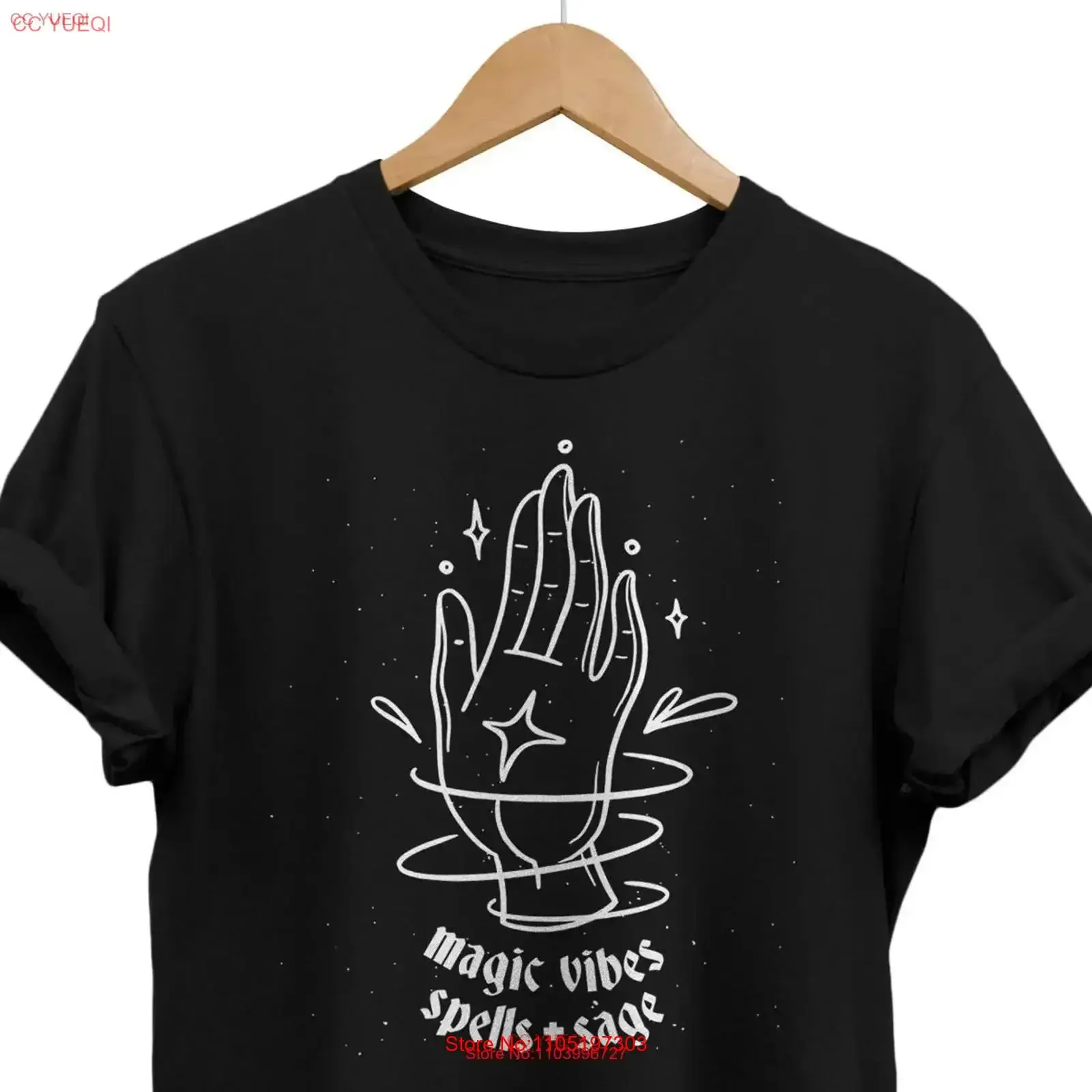 Camiseta Magic Vibes, ropa Grunge suave, Academia oscura, Witchy Wiccan, traje oculto, Strega, moda, brujería, chica Mori, vintage