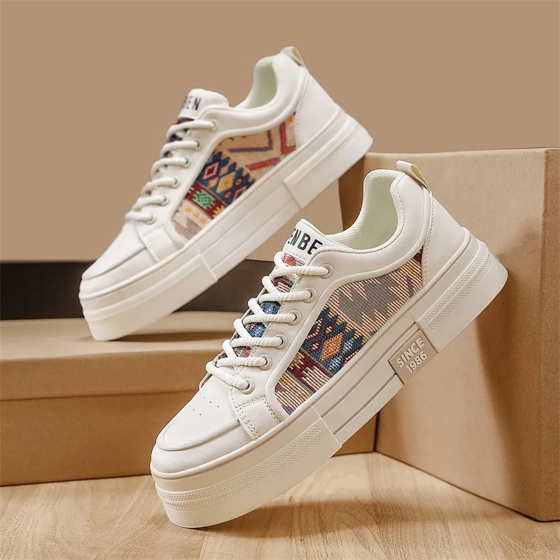 

2025Весна/Осень Модная мужская обувь для папы — ультрапопулярные сетчатые дышащие модные кроссовки на толстой подошве, стильные и универсальные