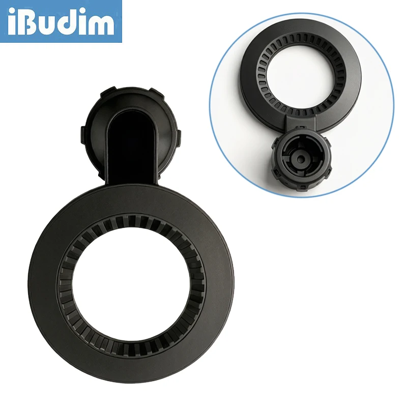 Magnetic Car Phone Holder Accessories Strong Neodymium Magnets 17mm Ball Joint Magnetic Ring for iPhone 16 17 MagSafe Samsung
