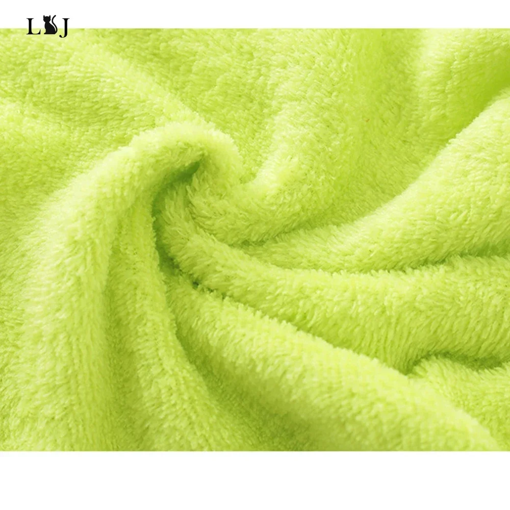 Cute Frog Duck Pattern Bathroom Towels With Hanging Loop Universal Microfiber Coral Fleece Absorbent Hand Towel For Kitchen