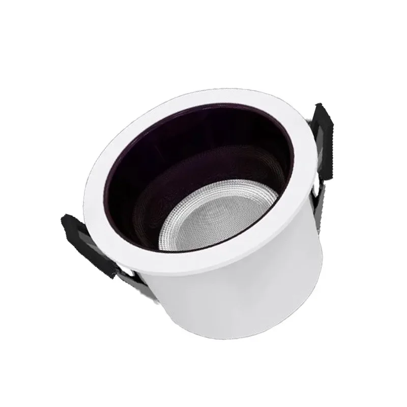 Full spectrum led embedded downlight deep cup anti-glare no main light very narrow frame household eye protection wall washer