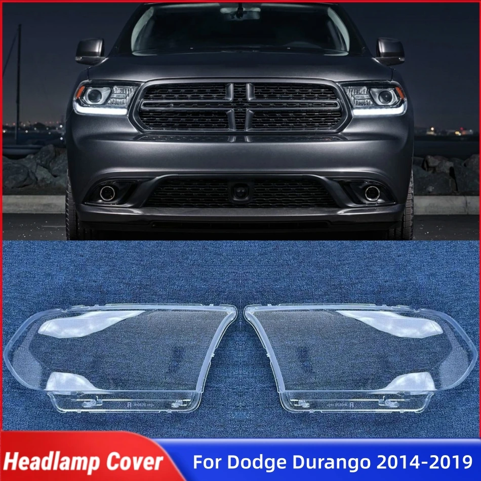 

For Dodge Durango 2014 2015 2016 2017 2018 2019 Car Interior Replacement Parts Lampshades Lamp Shell Headlight Rubber Cover