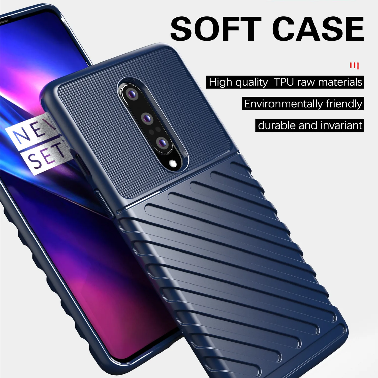 For Oneplus 8 1+8 Shockproof Half-wrapped Case Thunder Back Cover for oneplus8 Full Protective Luxury Mobile Shell