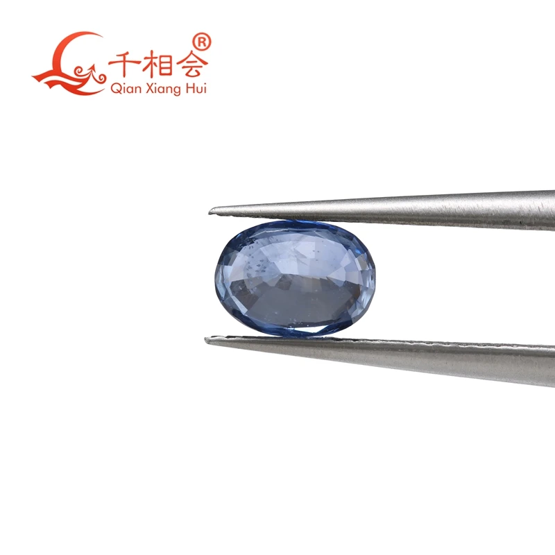 

Натуральный синий сапфир 1.11 карата, овальной формы, необычной огранки, свободный камень для декоративных украшений, подарок, сертифицирован GRC