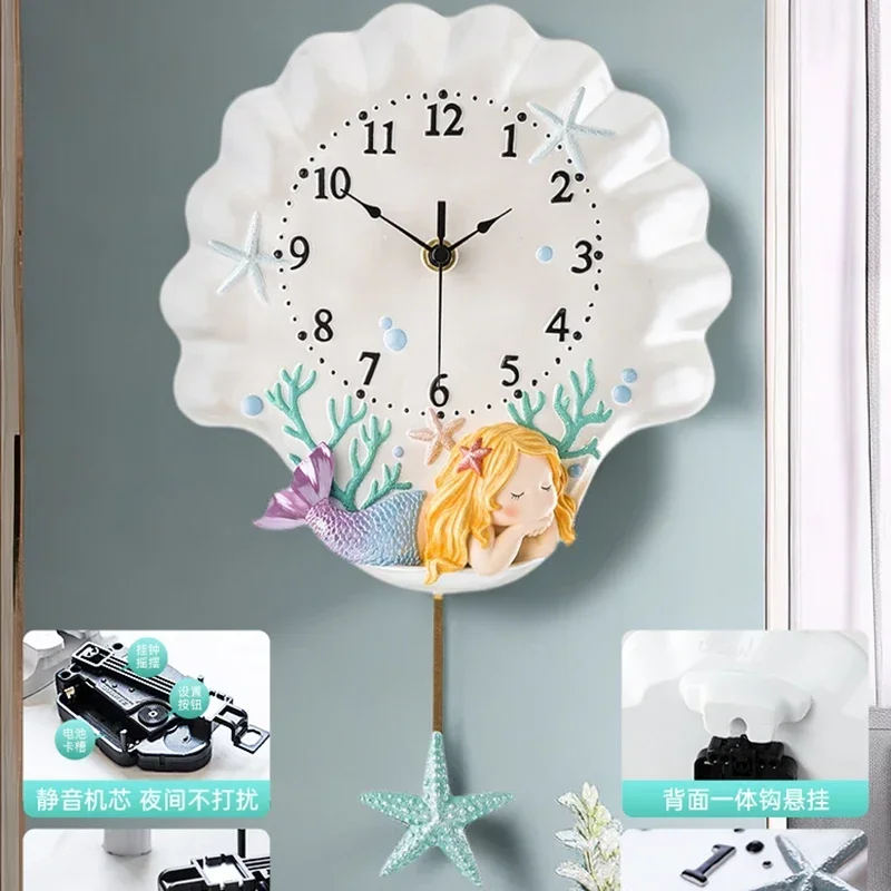 Living Room Study Wall Clock Luxury Minimalism Home Decor Fashion Modern Wall Clock Decoration Fitment Reloj De Pared Sala