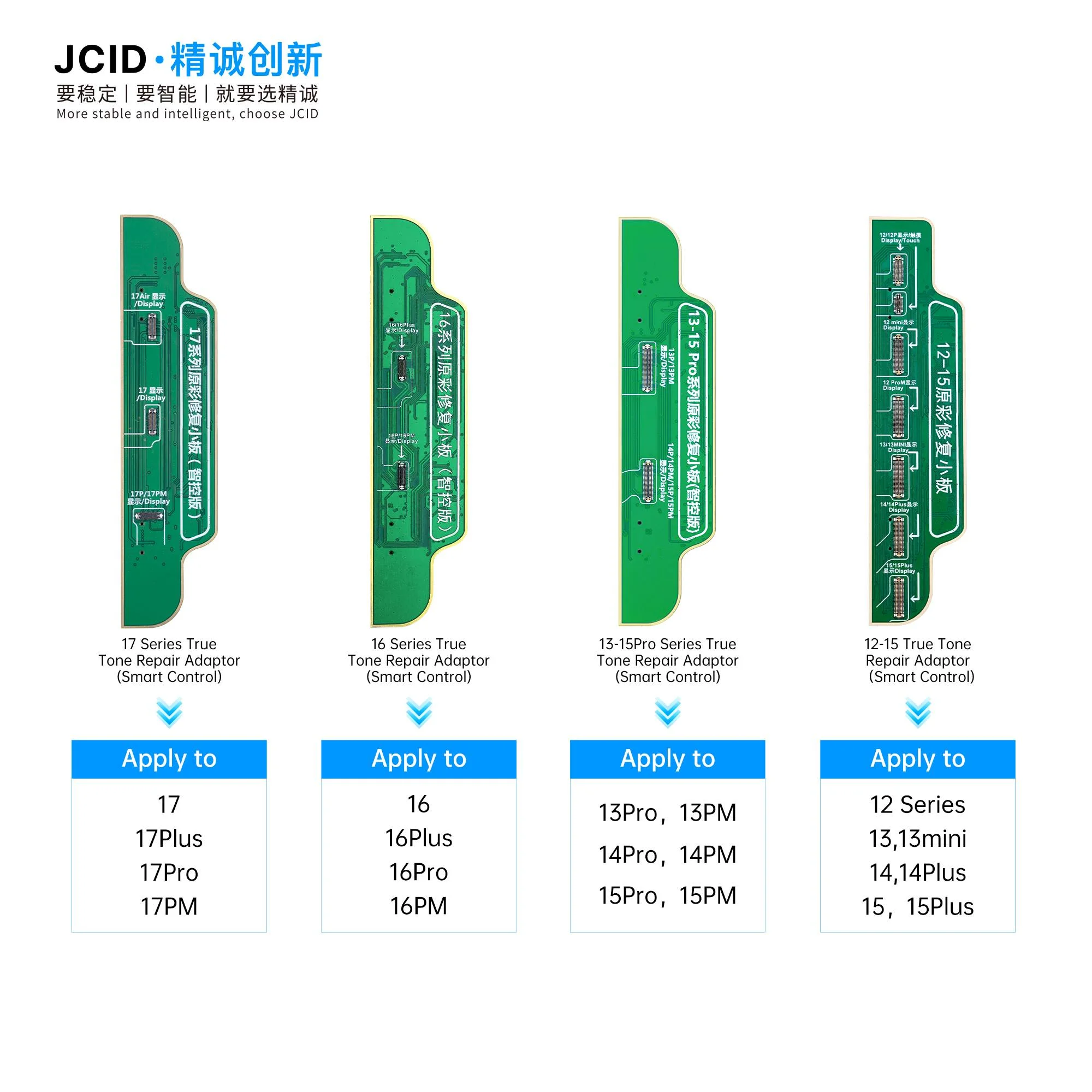 JCID True Tone Repair Board For iPhone 7 8 11 12 13 14 15 16 Pro Max Full Series Phone Screen Original Recovery Support V1SE/V1S image 6