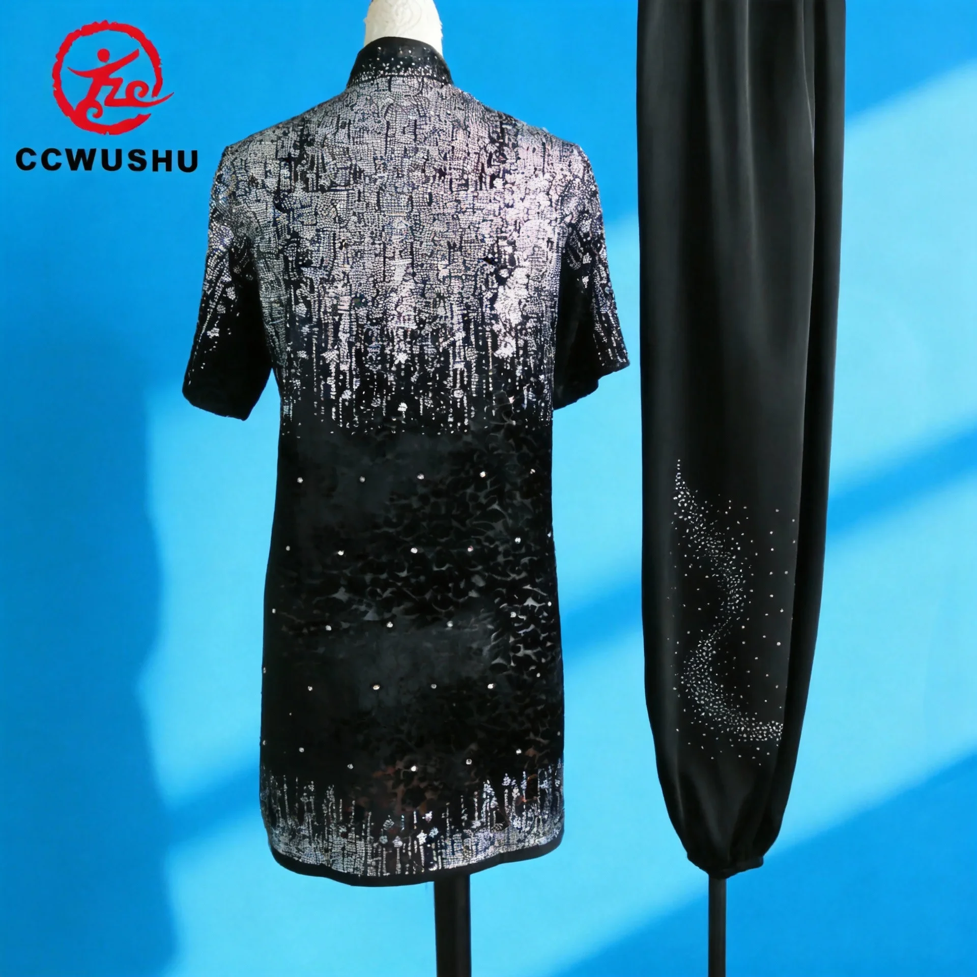 Chinesische Kung-Fu-Kostüme, Wushu-Kleidung, Changquan-Uniform, Kampfkunst-Wettkampfkleidung, bestickte Kungfu-Taolu-Kleidung, CCWUSHU – Detail 5