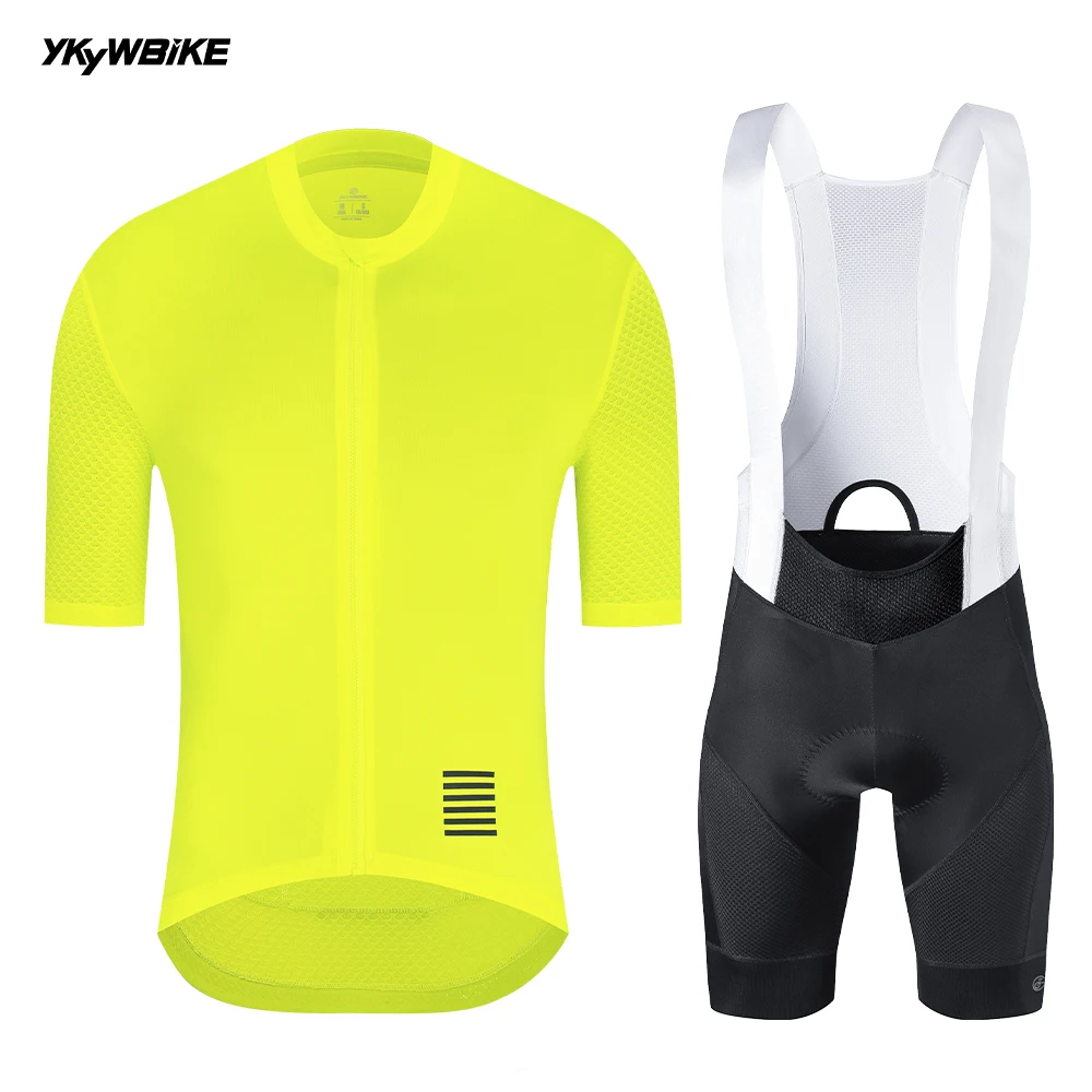 Ykywbike Heren Wielerset Zomer Fietsshirt Kits Racefiets Kleding Fietskleding Rijden Maillot Fietskleding