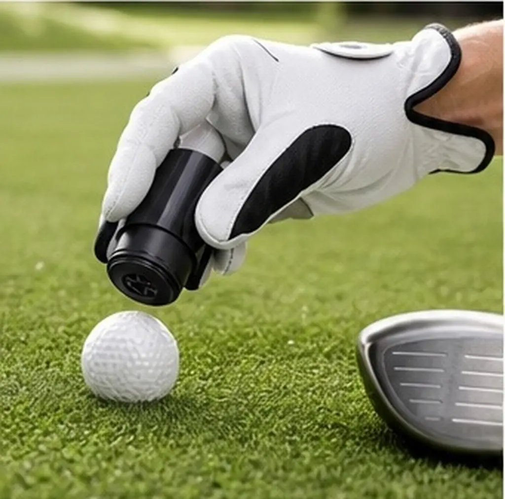 Reusable Golf Ball Stamper Creative Chic Design Bright Fast-Drying Stamp Tool for Golf Practice Teaching Rewards and