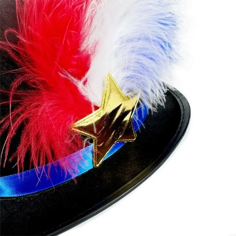 

Elegant Trimmed Felted Hat Fashionable Men Hat Detachable Ribbons Hat for Weddings and Vintage Gatherings