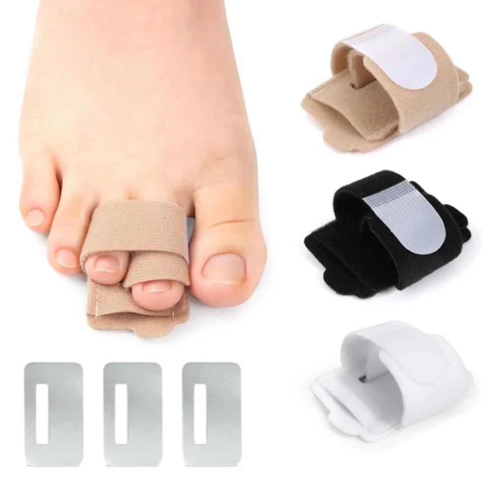 Toe Straightener Toe Support Splints Strap Clamp Fixing Bandages for Correcting Hammertoe Toe Crooked Overlapping Foot Protector