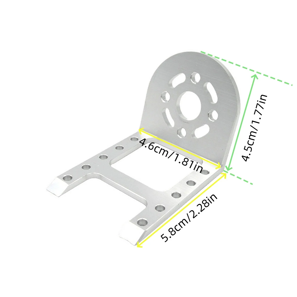 Soporte de Base de montaje de Motor sin escobillas de aleación de aluminio 36/40, soporte de Motor, adecuado para barcos RC y accesorios de actualización de yates