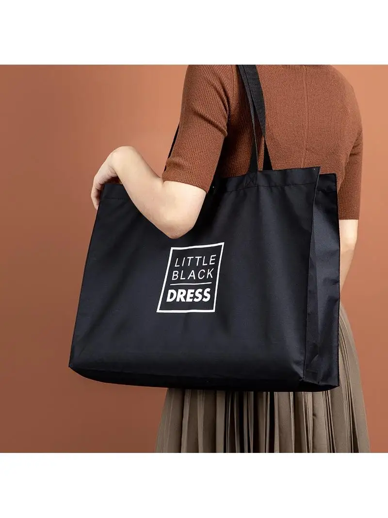 Extra Large Waterproof Canvas Shopping Bag with Handle Travel Foldable Luggage Bag High Capacity Portable Bag for Shopping