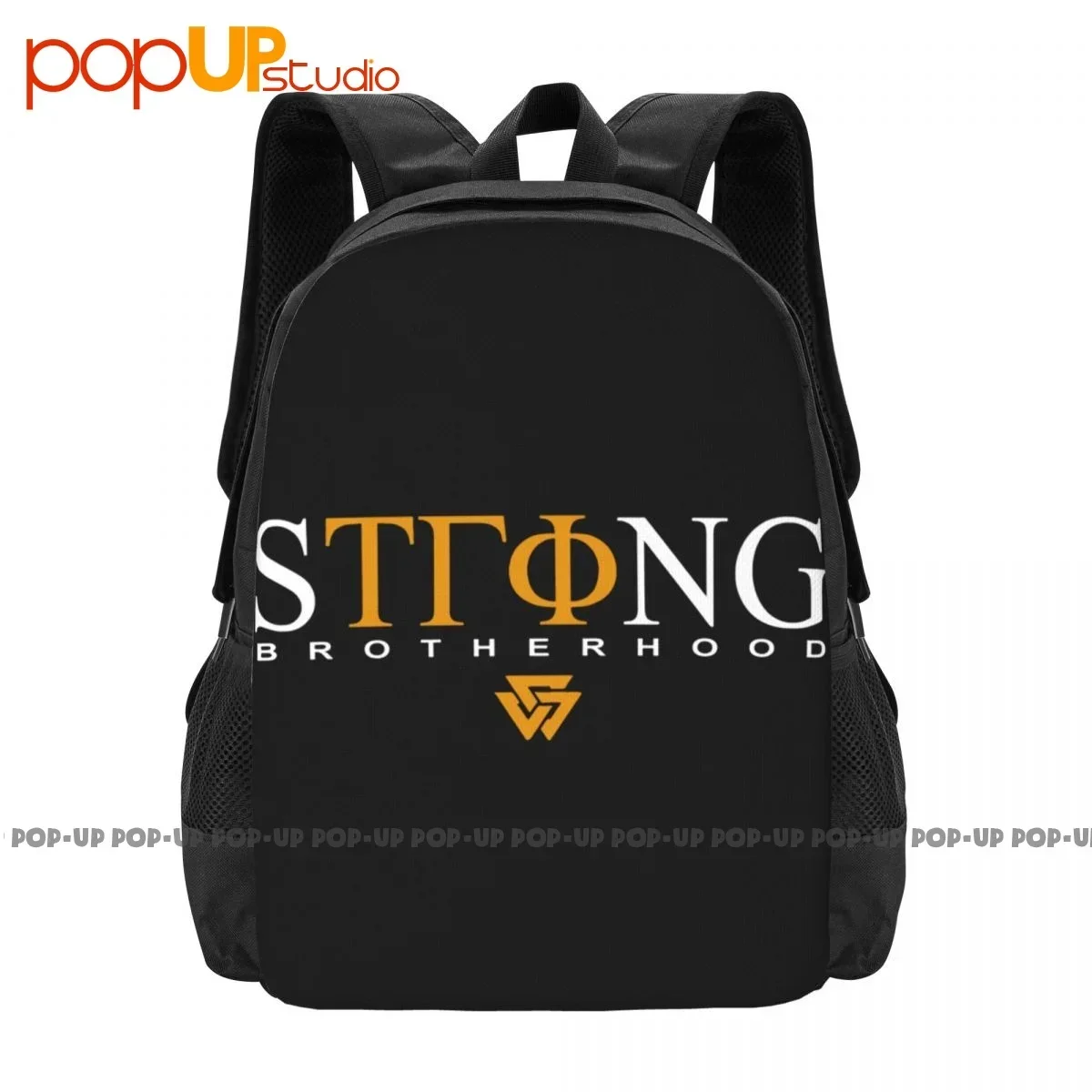 

Рюкзак Tau Gamma Phi Strong Brotherhood большой вместимости, винтажные сумки с художественным принтом, экологически чистые сумки для путешествий