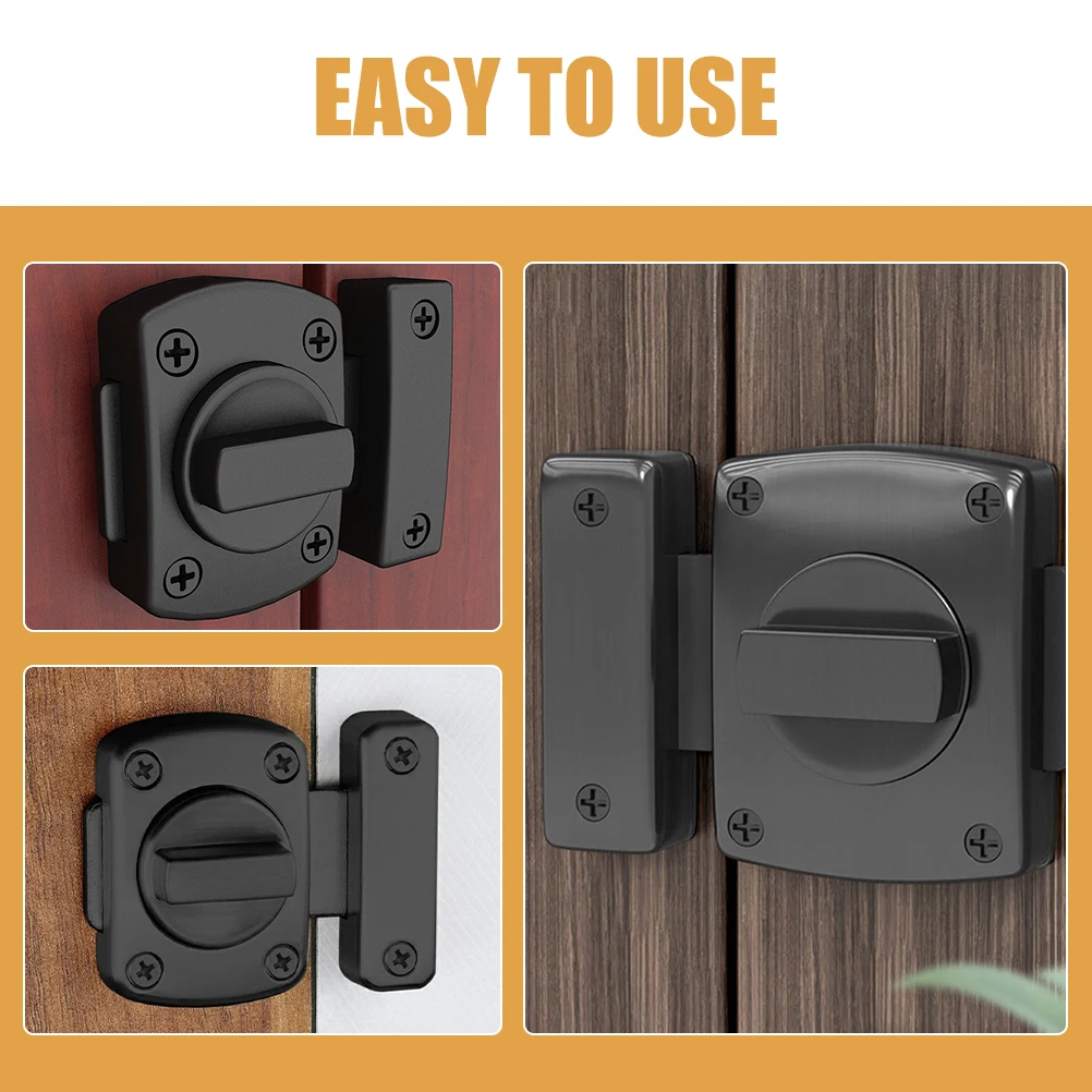 

Sturdy Zinc Alloy Latch Bolt Bedroom Bathroom Closet Security Lock Slide Latch For Interior Screen French Attic Garage Door
