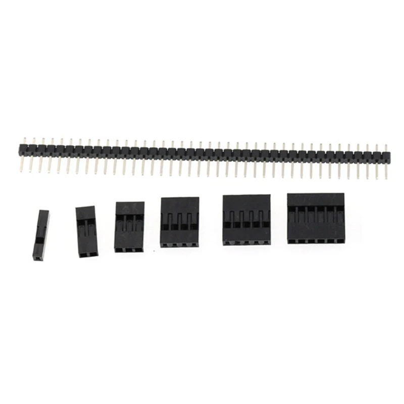 1450Pcs Dupont Connector 2.54Mm, Dupont Connector Kit PCB Headers Male Female Pins Electronics, Terminal Connector Kit