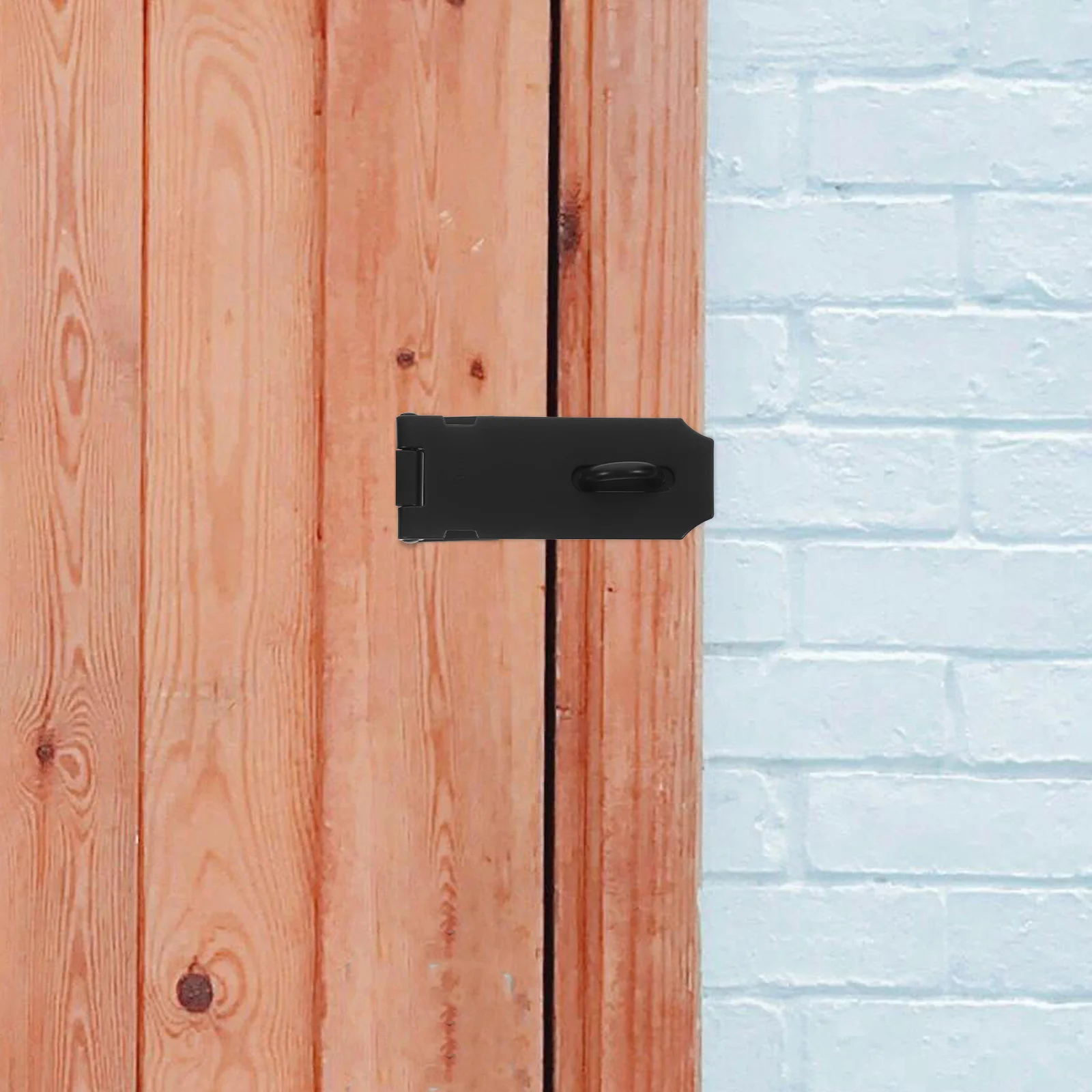 

Heavy Duty Stainless Steel Hasp Lock Secure Door Latch for Garden Gate Garage Chest Cabinet Outdoor Indoor Safety Locking