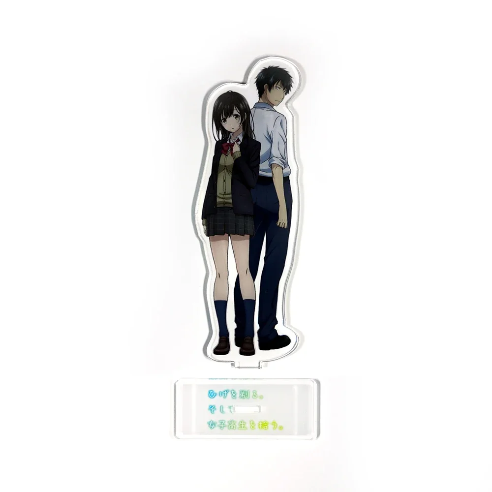 

Soshite Joshikousei wo Hirou. Sayu Ogiwara Yoshida couple acrylic standee figurines desk decoration cake topper