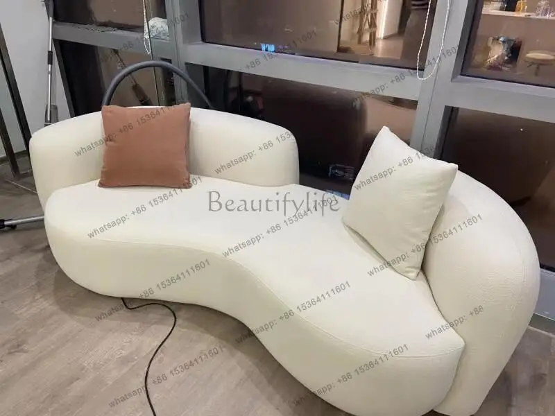 FG Minimalist Luxury Sofa Beds Sectional White Adults Plush Sofa Beds Lounge Cushion Muebles Para El Hogar Living Room Furniture