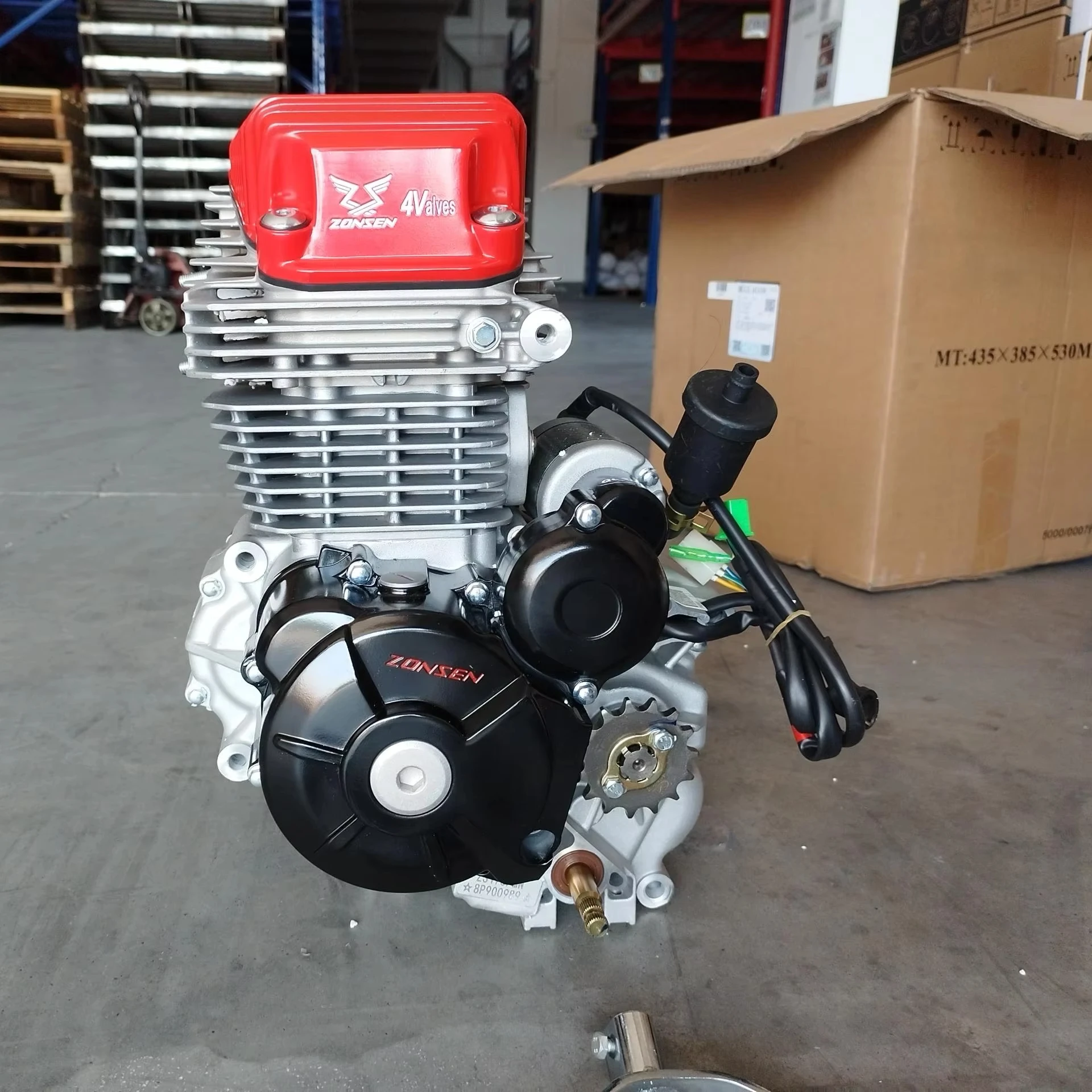 

300cc Engine Zongshen CB300RL Electric Start 4 Valve 4 Stroke Zs175fmm Zongshen Engine Motorcycle Engine Assembly 6 Speed