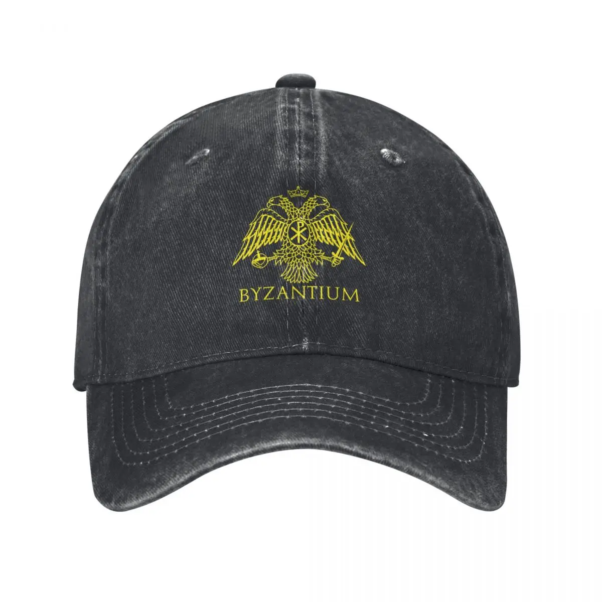 BYZANTIUM LOGO - Byzantine Empire's double headed eagle Baseball Cap Hat Luxury Brand Snapback Cap Girl'S Hats Men's