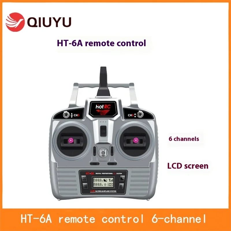 New Hotrc Six Channel Remote Control Hot-6a Fixed Wing Car Model Ship Model Drone Fpv Crossover Machine