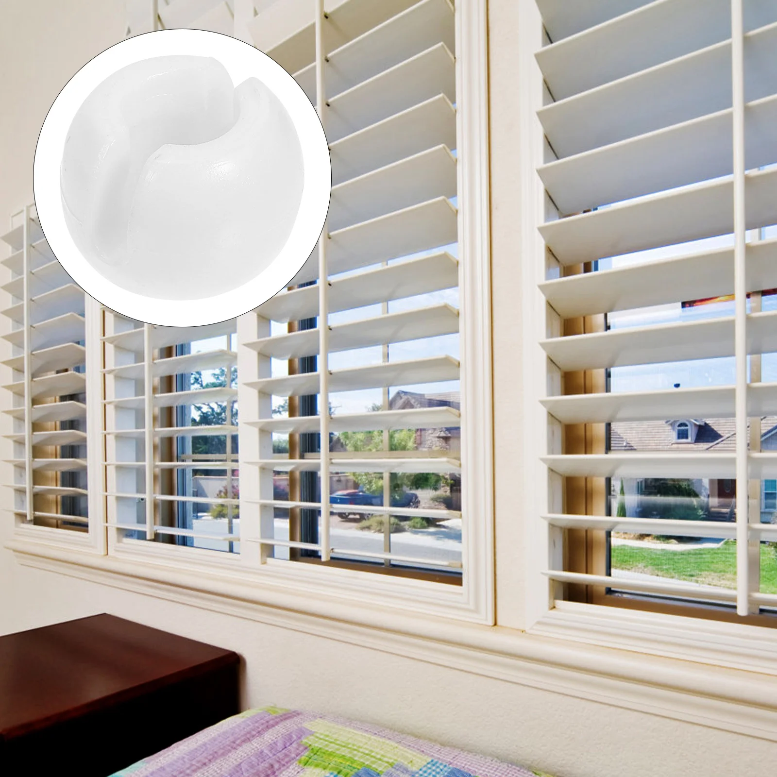 25 قطعة سلسلة الخرز بوم العمياء توقف تعزز الأداء منع ترهل صالح متعددة النوافذ المنزل مطرز سلسلة تجعيد توقف #1