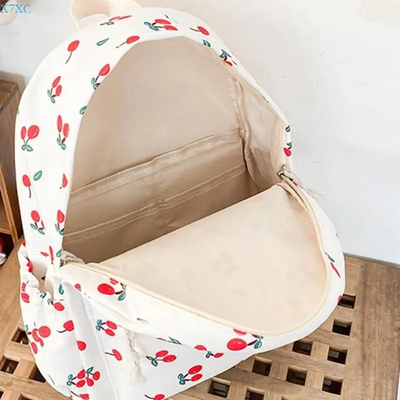X7XC Practical Japanese Fruit Design Backpack for Shopping and Outdoor Activities