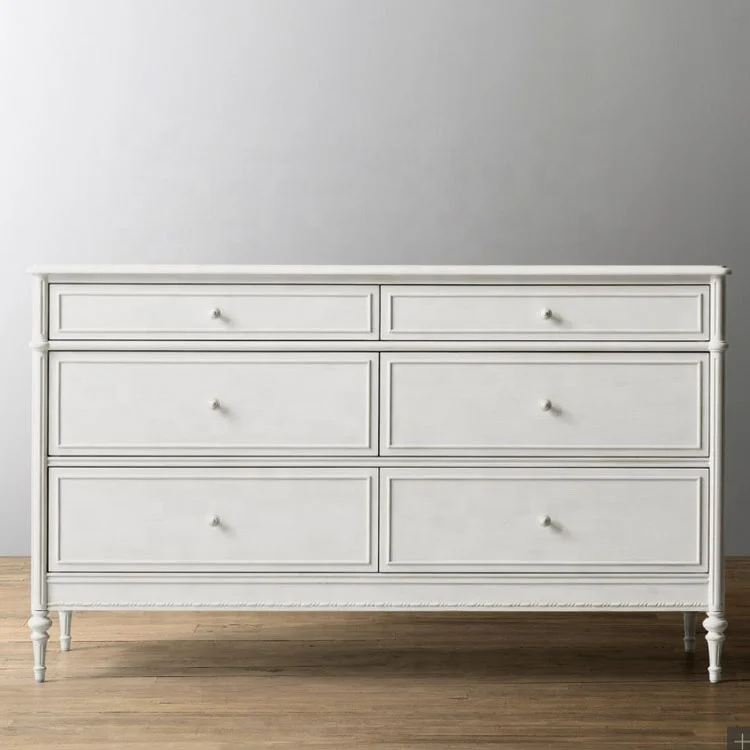 أثاث غرفة المعيشة الحديثة الأمريكية الخشب الصلب الفرنسية المعاصرة واسعة خزانة وسقف #1