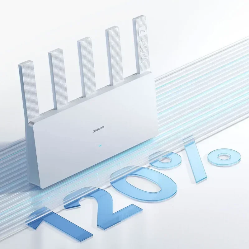 Xiaomi BE5000 Router Wi-Fi 7 Dual-Frequenz-Mesh-Netzwerk 2,4/5 GHz mit 2,5 G High-Speed-Port IPTV OFDMA Signalverstärker für Zuhause