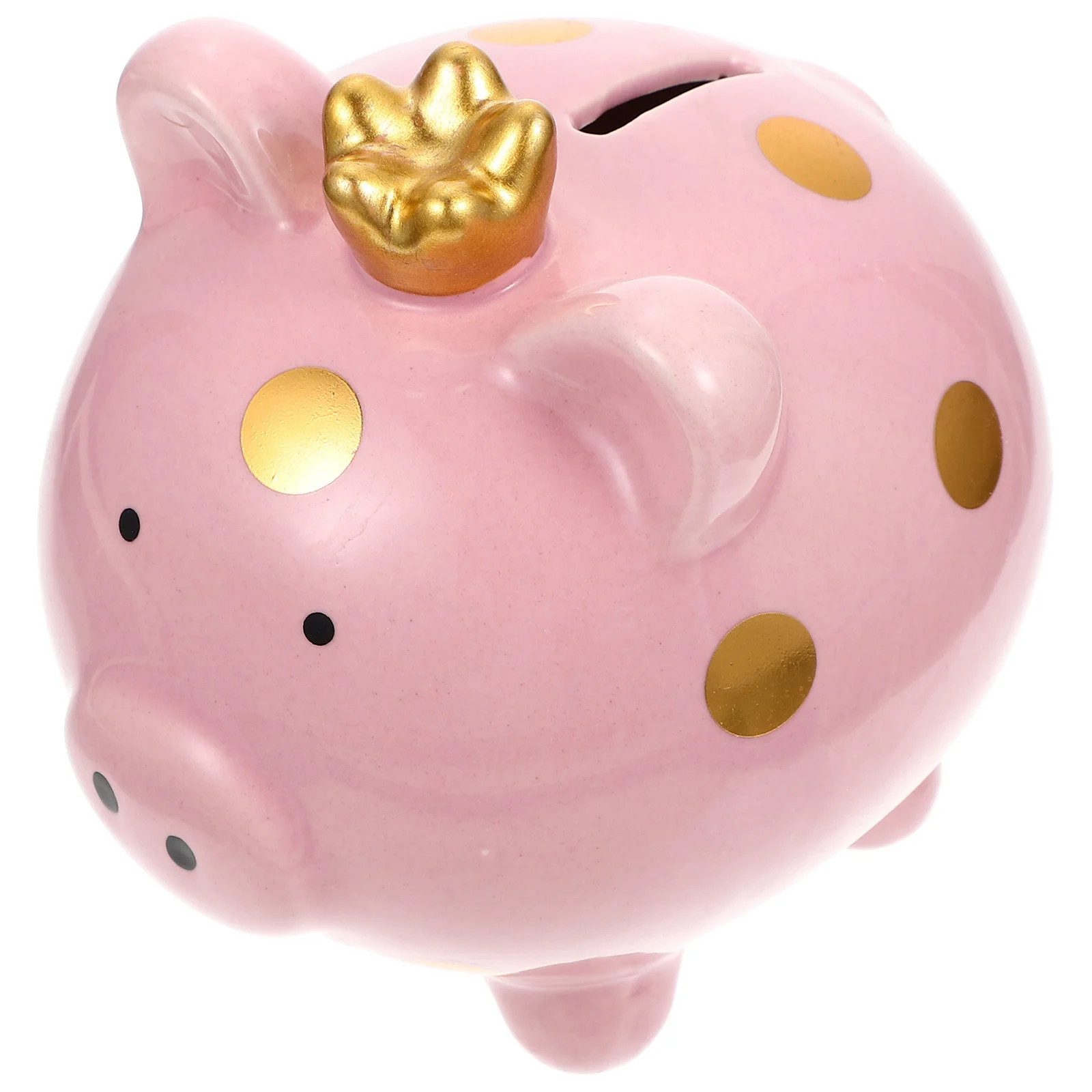 Hucha grande para niños, bonita hucha de cerámica irrompible, tarro de ahorro de dinero, decoración de cerdo de escritorio, decoración de fiesta, Idea de regalo