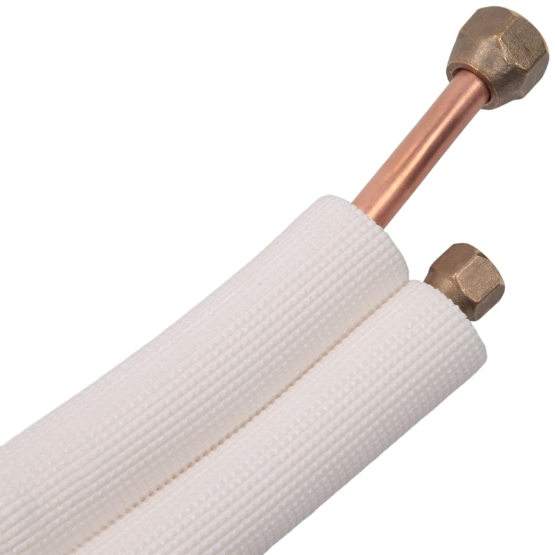 3Meter Air Conditioner Pair Coil Tube 1/4In 3/8In Insulated Aluminum Wire Set Air Conditioner Parts Refrigerant Tube-A07G